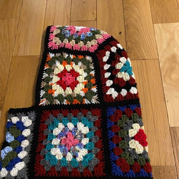 CROCHET GRANNY SQUARE BALACLAVA HAT NWT! - Picture 2 of 4